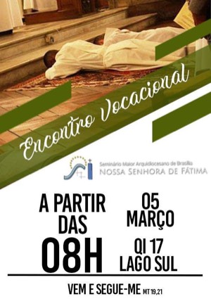 Encontro de Discernimento Vocacional Masculino