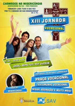 Programação XIII Jornada Vocacional