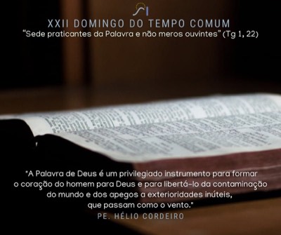 Homilia: 22º Domingo do tempo comum
