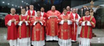Santa Missa em memória de São Lourenço, patrono dos diáconos.